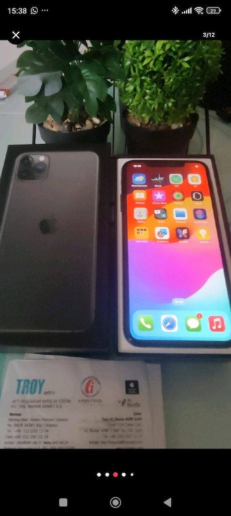 KARTA TAKSİT TR CİHAZİ İPHONE 11 PRO MAX 64 GB PİL 70 ORJİNAL CİHAZ - 4