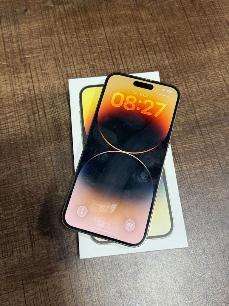 İPHONE 14 PRO MAX GOLD 1 TB PİL 75 - 12