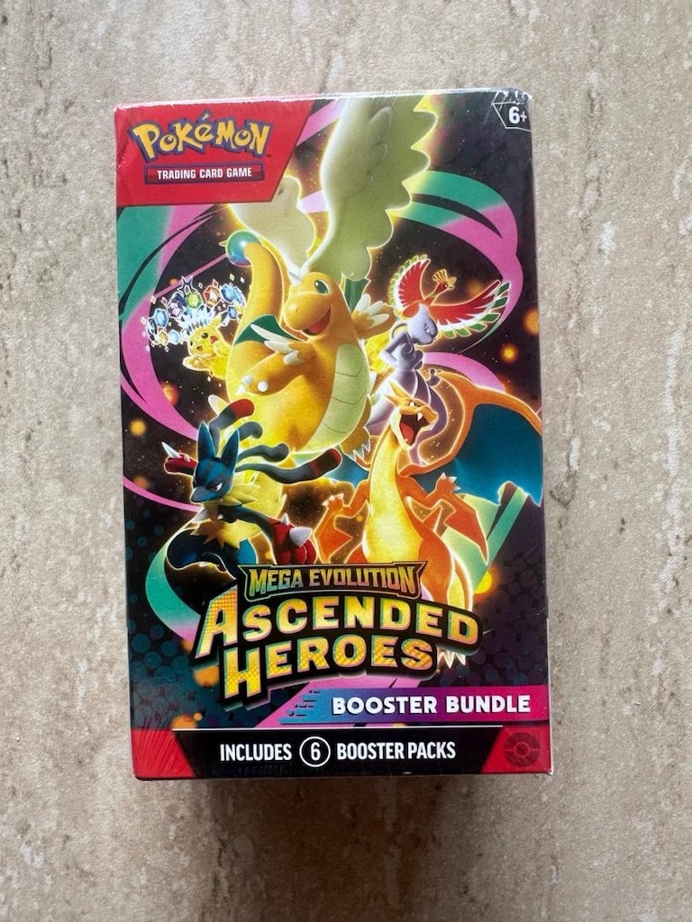 Pokémon TCG Mega Evolution—Ascended Heroes Booster Bundle KAPALI KUTU - 7