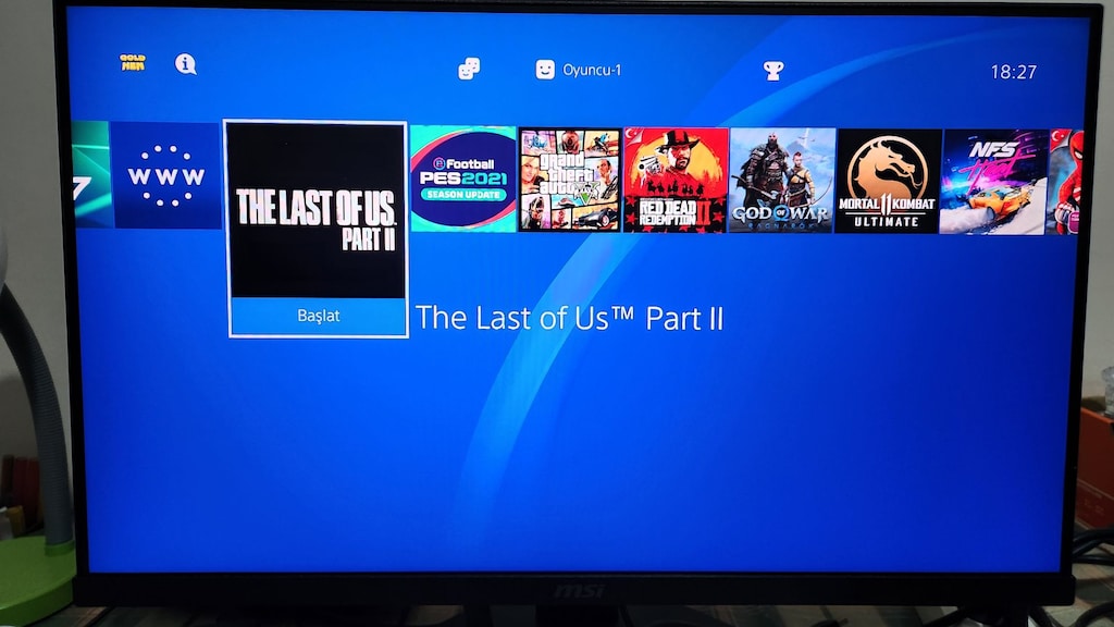 PS4 Pro 1 TB 4K, FC 27 Dahil 17 Oyunlu, Çift Orijinal Kollu, Tertemiz - 7