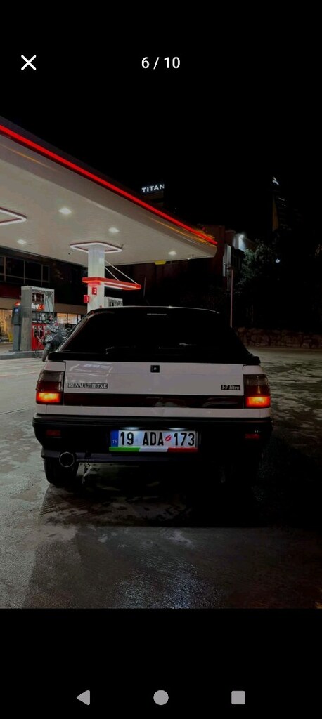 araç temiz göründüğü gibi muane var benzin LPG li 90 model 1.7 motor - 5