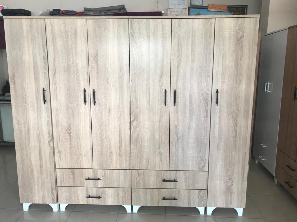 6 Kapaklı elbise dolabı sıfır ürün - 3