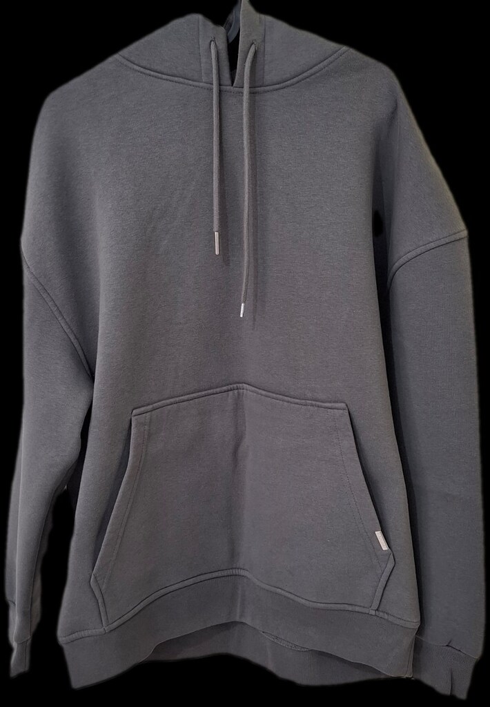 ERKEK BASIC KAPÜŞONLU OVERSIZE ANTRASİT SWEATSHIRT MACHINIST MARKA - 2