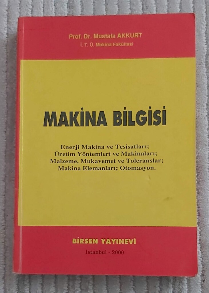 6 ADET MAKİNA MÜHENDİSLİĞİ KİTAPLARI - 5