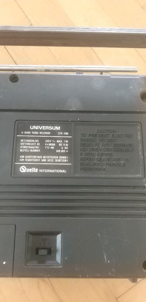 UNIVERSUM CTR2186 RADYO KASET - 2