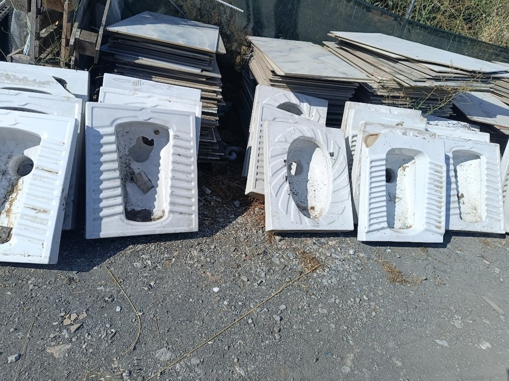 tuvalet taşı defolu ürünler tarlaya bahçeye uygundur - 10