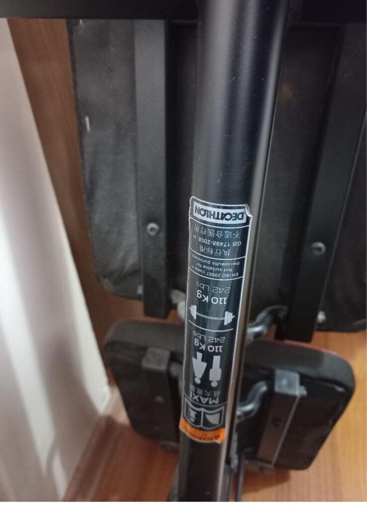 Decathlon Domyos Bench 500 – 220 KG Kapasiteli Katlanabilir Ağırlık Se - 5