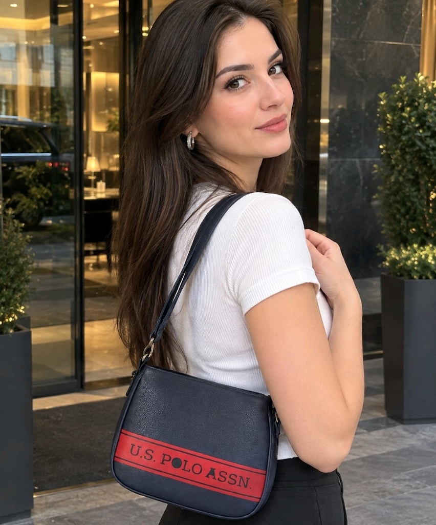 U.S. Polo Assn. Şık ve Pratik Siyah Omuz Çantası