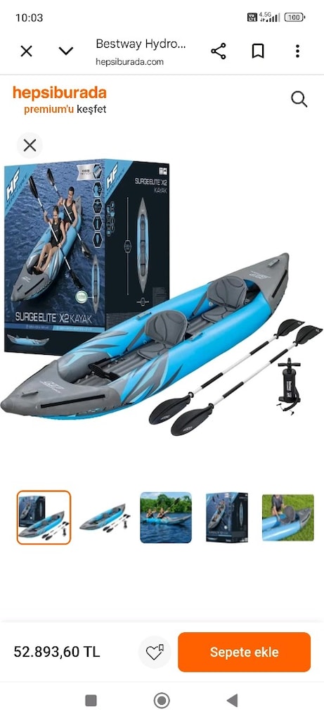 BESTWAY HİDRO FORCE 2 KİŞİLİK ŞİŞME BOT - 4