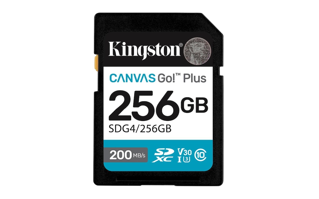 Kingston SDG4/256GB SDXC Canvas Go Plus Gen4 200MB/s U3 V30 - 2