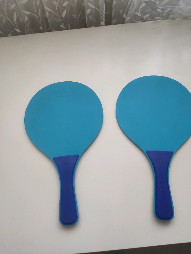 Renkli ahşap raket seti - 2