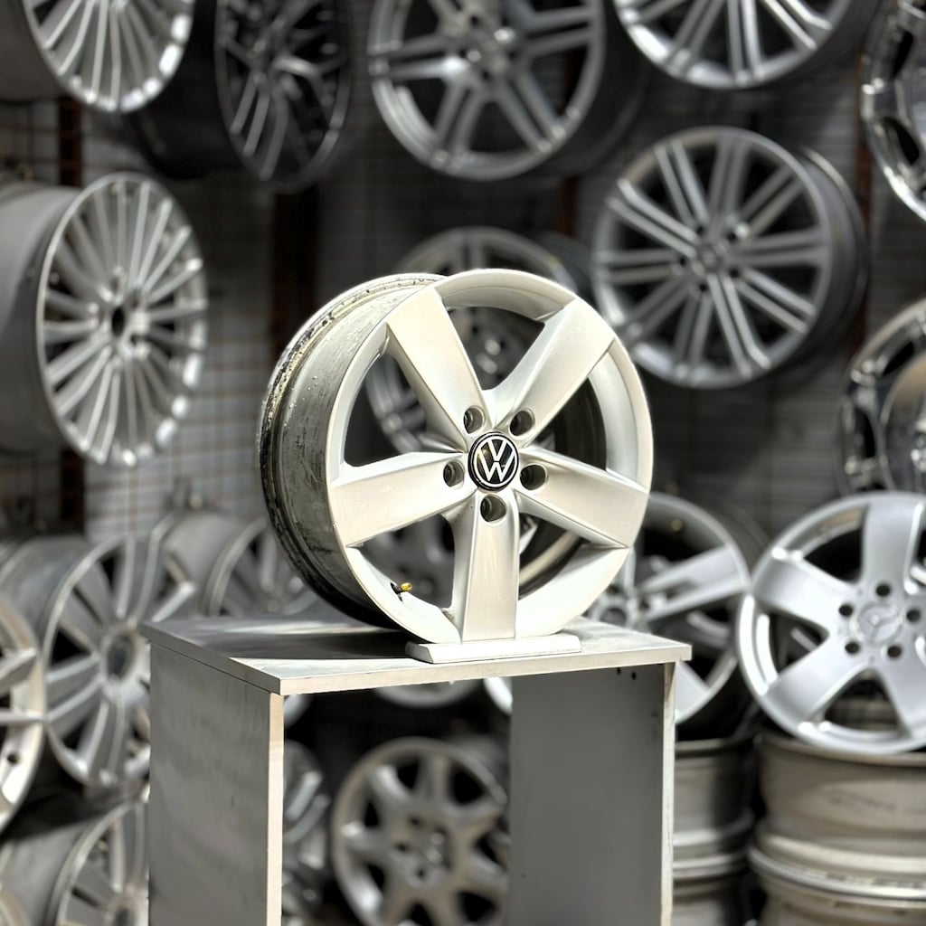 ORİJİNAL 16 inç 5x112 Volkswagen Jetta Jant Takımı 2. El - 2