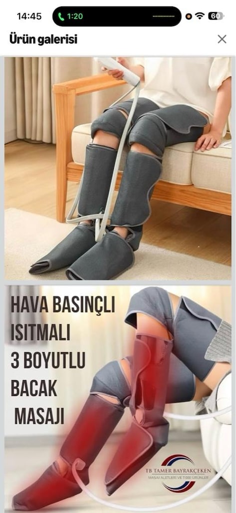 Shiatsu Masaj Aleti Lenf Drenaj/Ödem Cift Bacak - 3