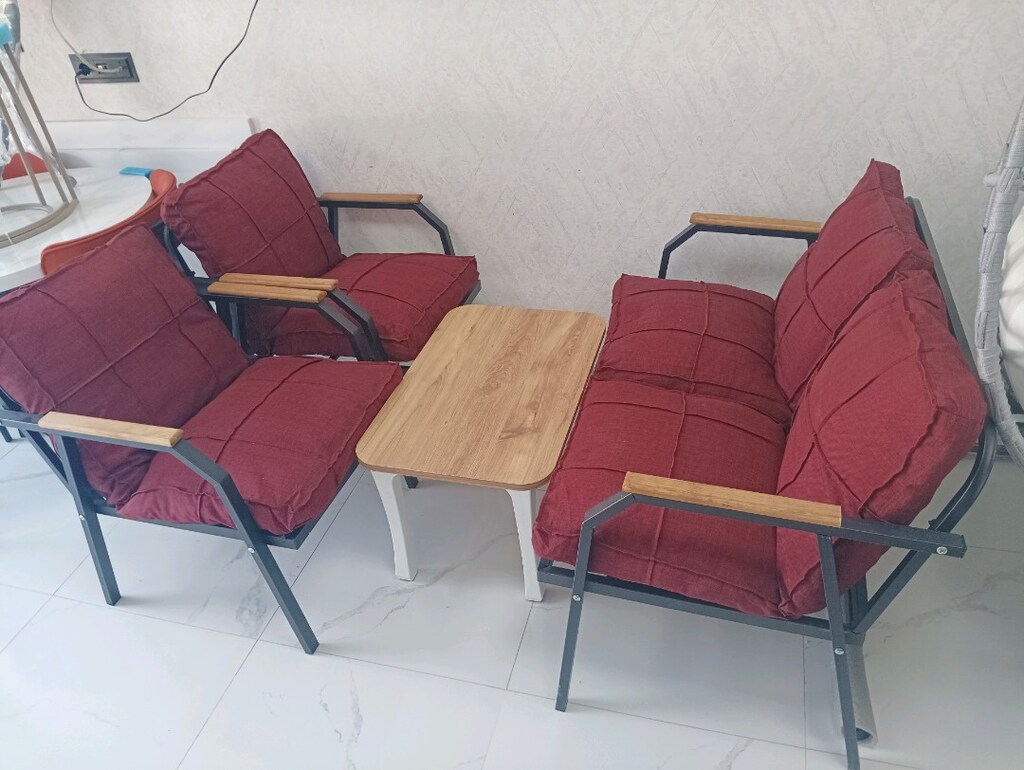 balkon ve bahçeler için çay seti uygun fiyata sıfır ürün - 3
