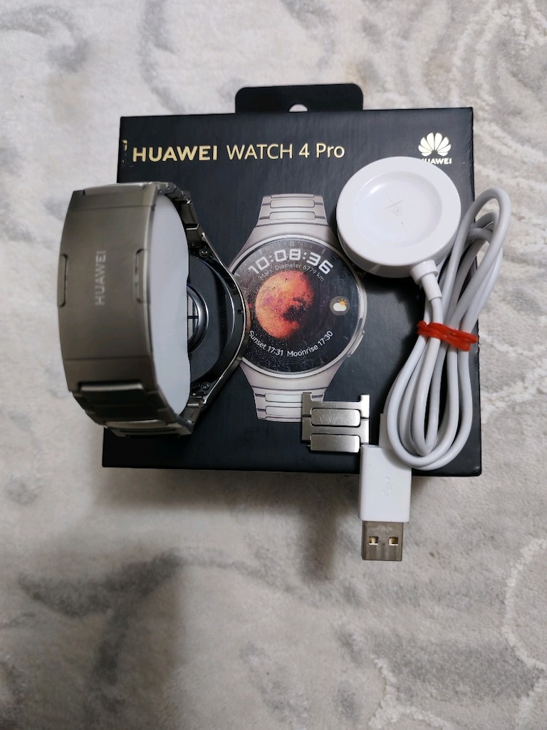 Huawei watch 4 pro titanyum kasa Titanyum Kordon - 7