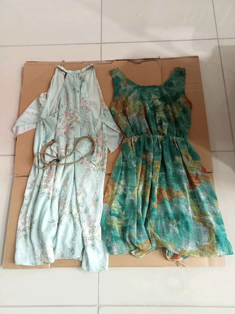 bayan yazlık üst elbiseleri 2 adet - 2