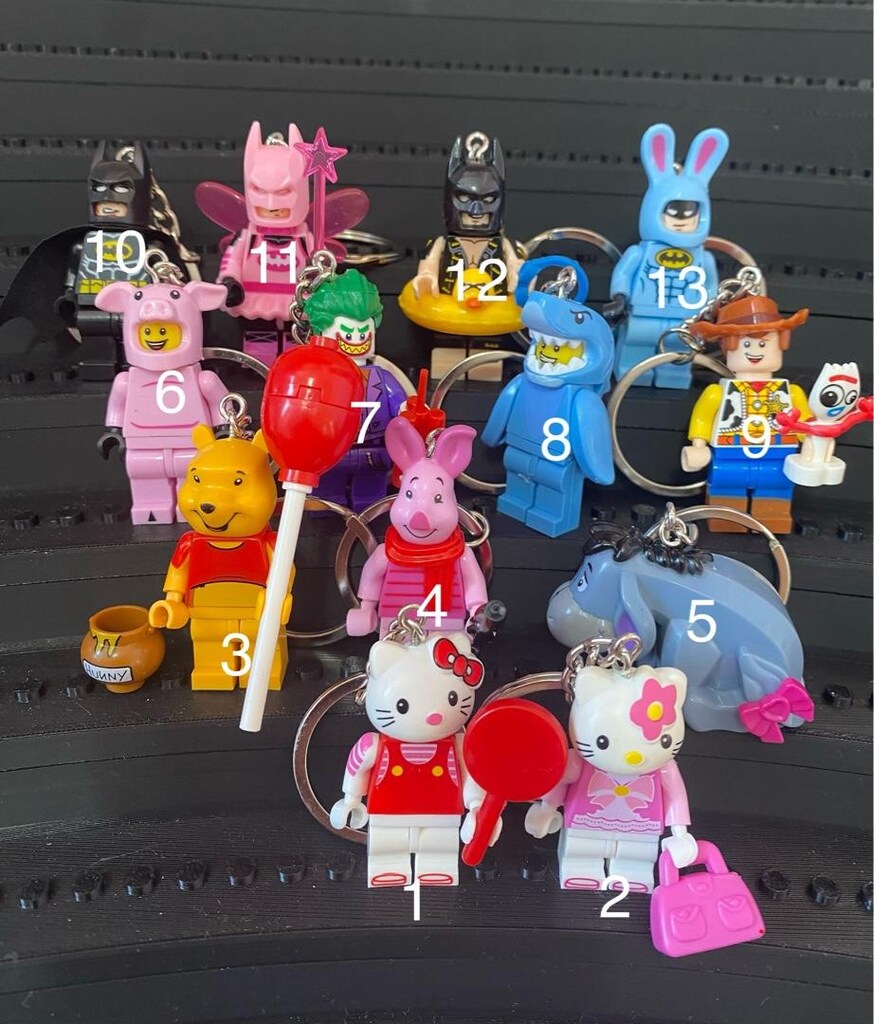 Lego Fairy, Vacation, Bunny Batman anahtarlık çeşitleri - 9