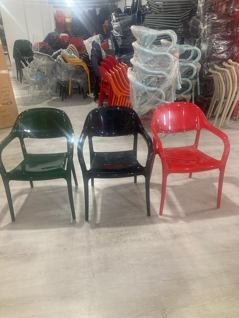 DIŞ MEKAN PLASTİK SANDALYELER CAFE RESTORAN LOKANTA CAY BAHÇESİ - 5