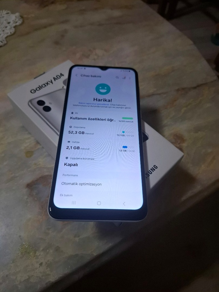 SIFIRDAN FARKSIZ YURTİÇİ 64GB 4RAM ORJİNAL SAMSUNG A04 - 4