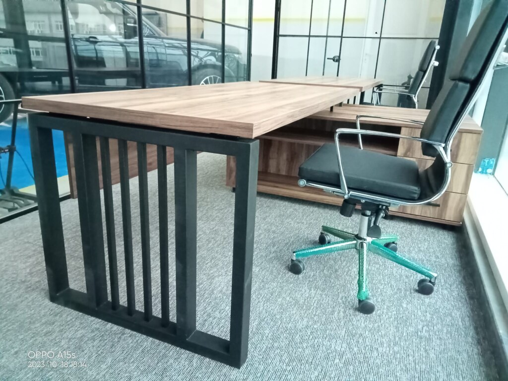 ETAJERLİ PERSONEL MASASI / ÇALIŞMA MASASI / DEMİRSA İRON ART - 18