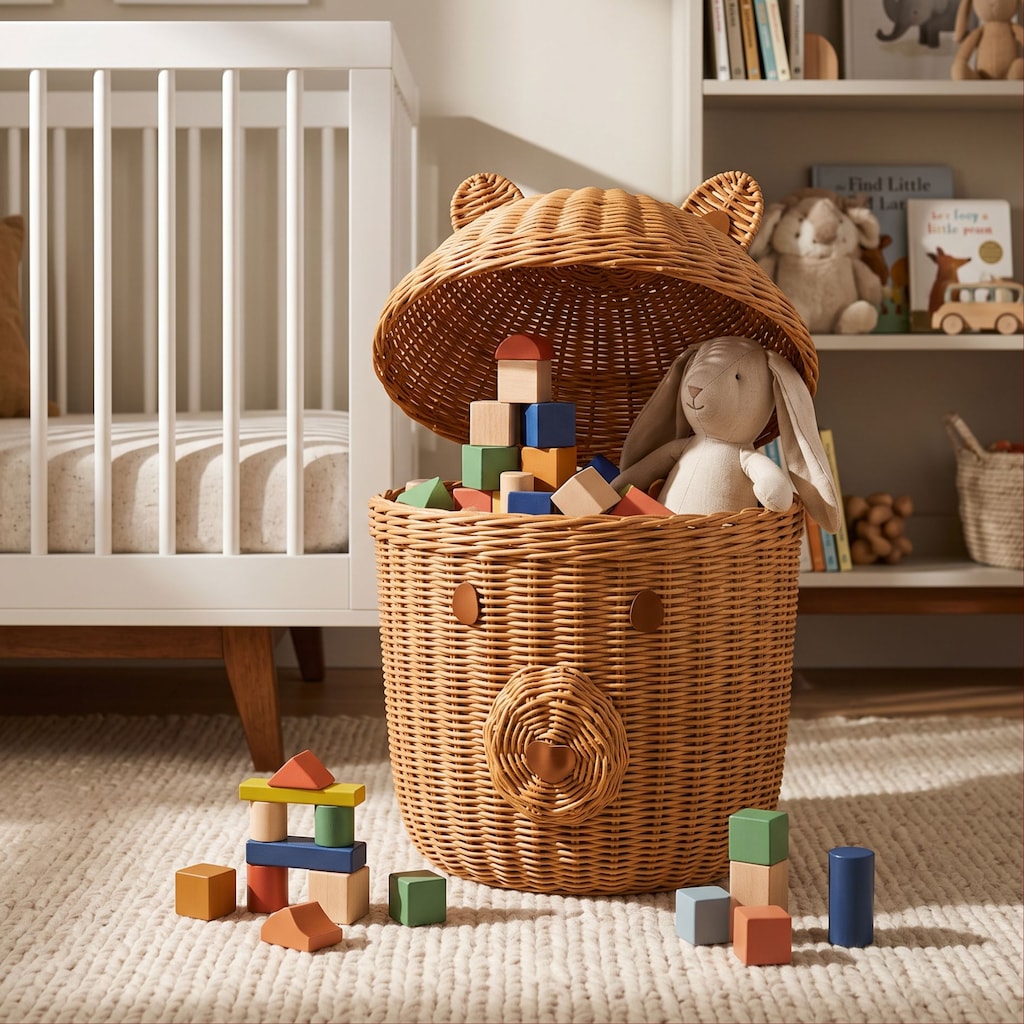 LITTLE BEAR Çocuk Odası Organizer Sepet – Sıfır - 2