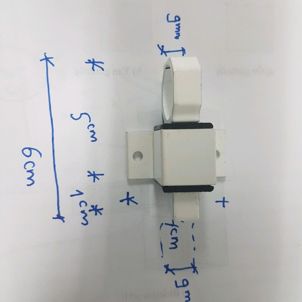 Ahşap, Pvc, Alüminyum, metal kapı pencere dış kilidi, tek taraflı, kar - 2
