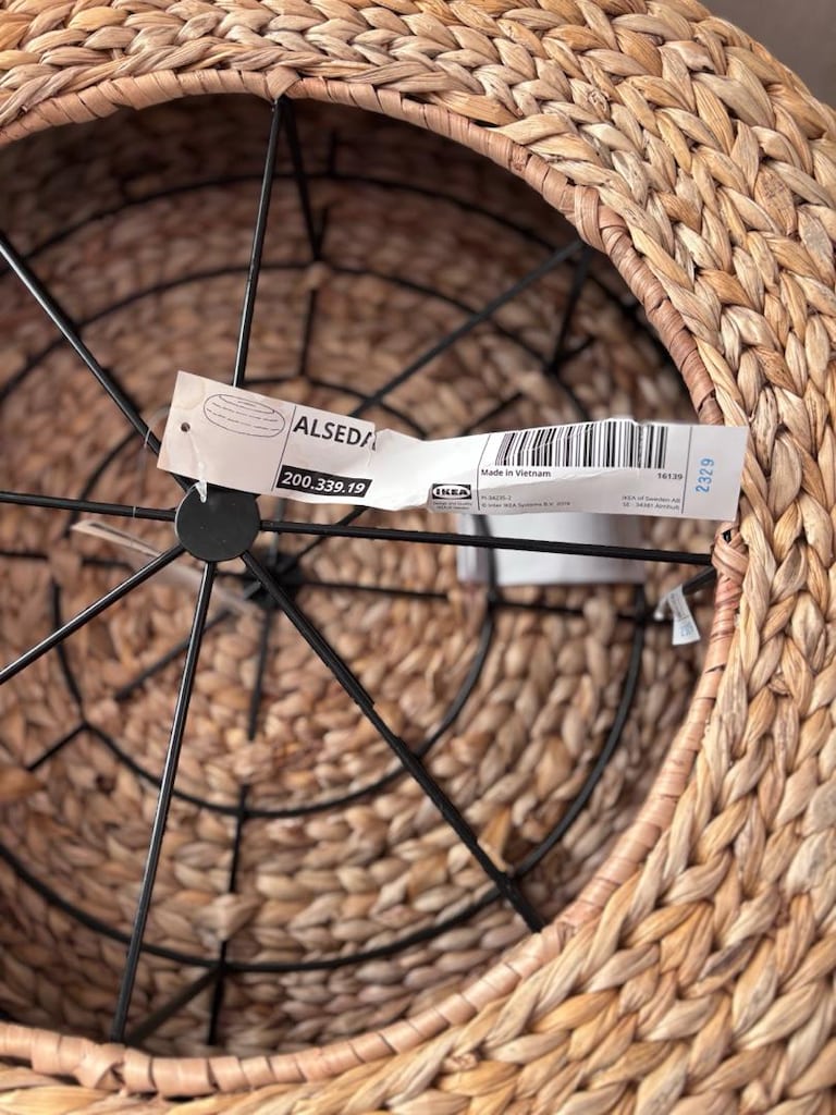 Ikea Rattan Koltuk + 2 adet Puf - 3