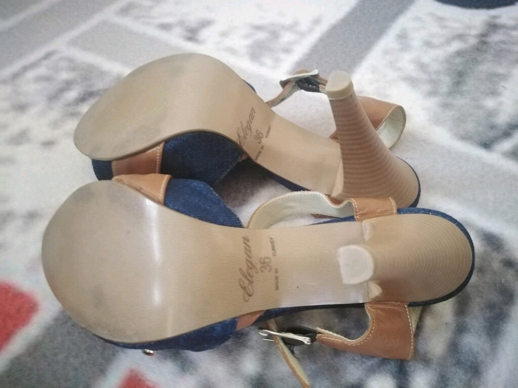 36 numara platform topuk ayakkabi - 6