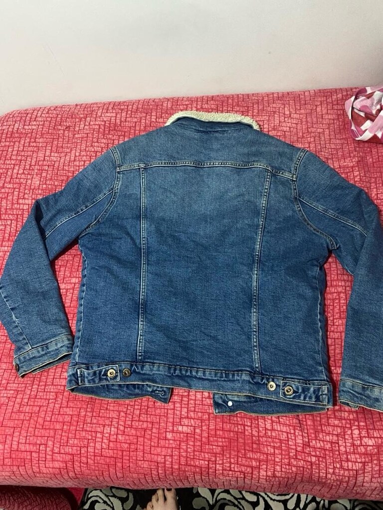 Lee cooper içi kürklü kot mont - 5