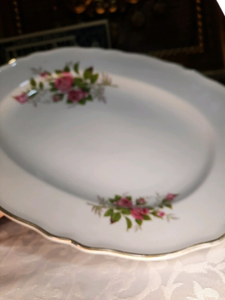 Baviera Alman vintage dönem porselen tabak - 5