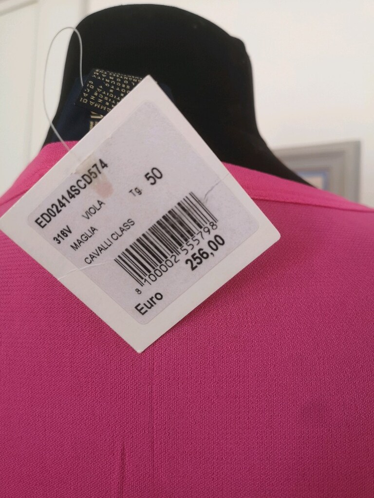 CAVALLI Canlı Fuşya Rahat Tunik - 10