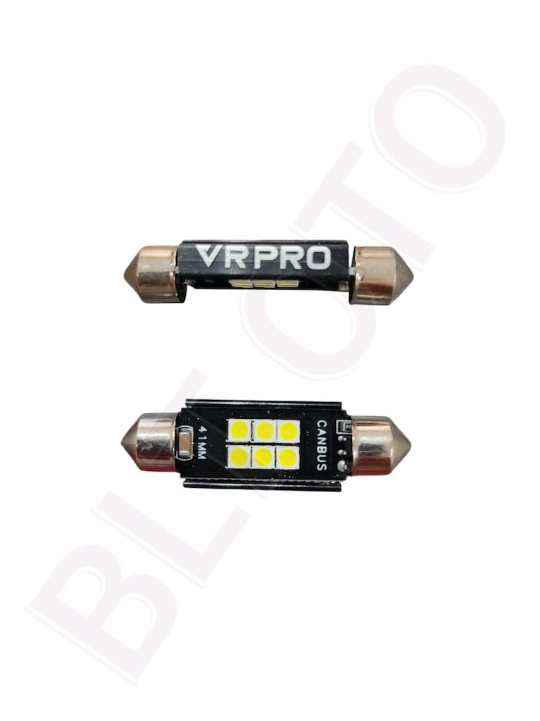 SOFİT LED AMPUL 6 LEDLİ BEYAZ 41 MM 12V - 3
