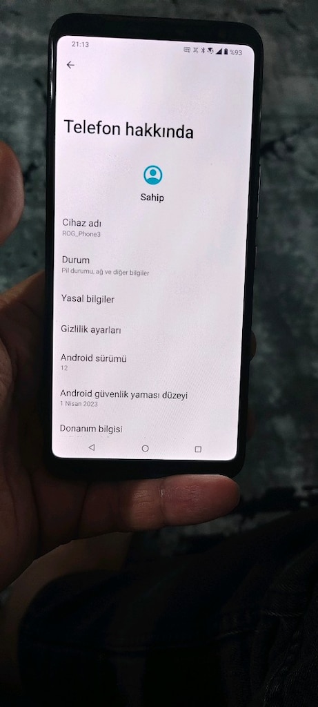 rog phone 3 oyuncu telefonu - 6