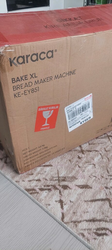 Karaca Ekmek yapma Makinesi sıfır - 12
