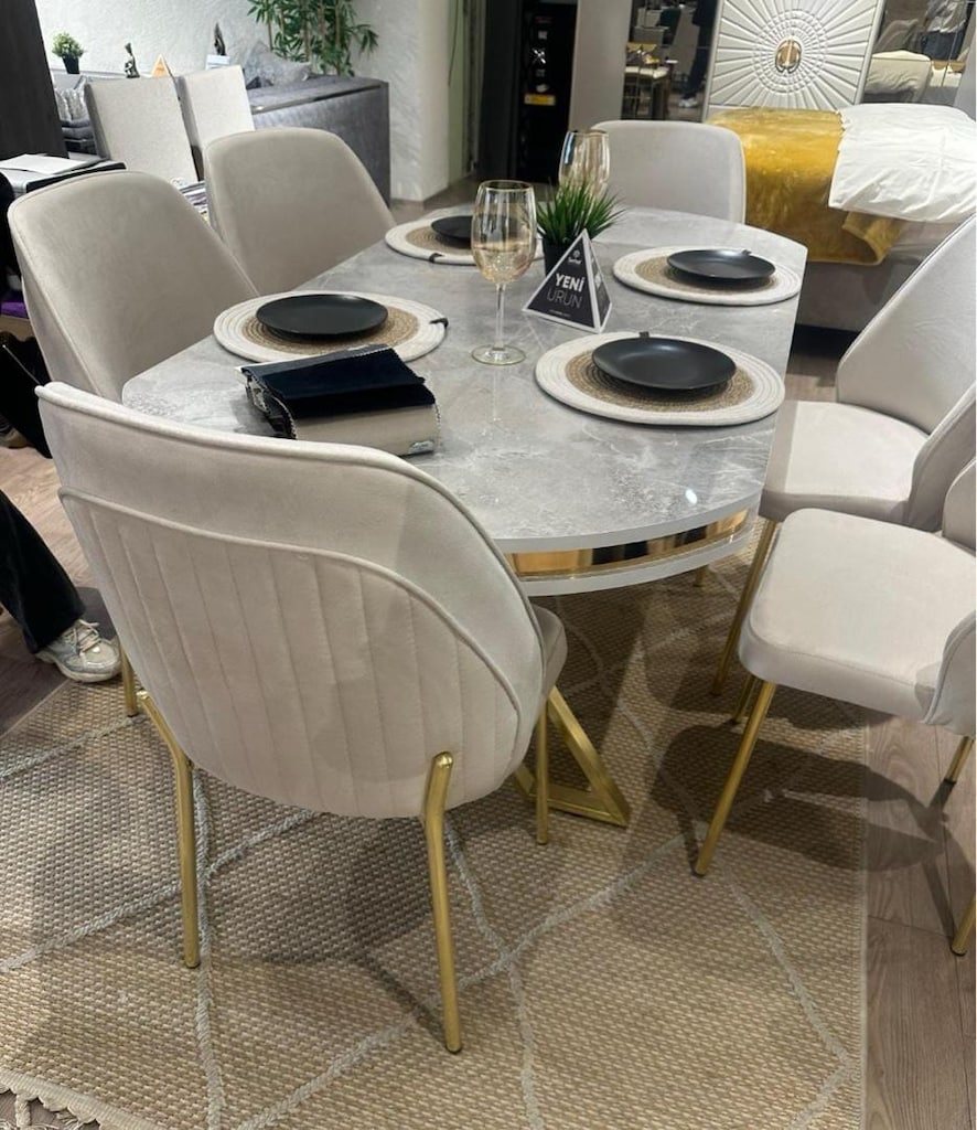 yemek masasi ve 6 sandalye ıle birliktw - 2
