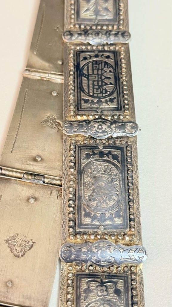 OSMANLI VAN YÜKSEK AYAR GÜMÜŞ KEMER - 3