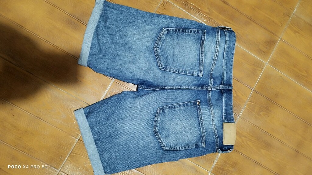 #şık bermuda kot şort pantolon Eni 46  Boyu 50 - 8