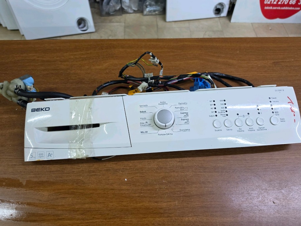 Beko Çamaşır Makinesi Kontrol Paneli Özdur Teknik - 3