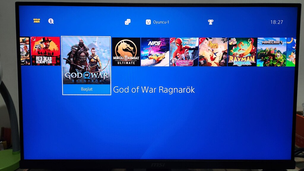 PS4 Pro 1 TB 4K, FC 27 Dahil 17 Oyunlu, Çift Orijinal Kollu, Tertemiz - 9