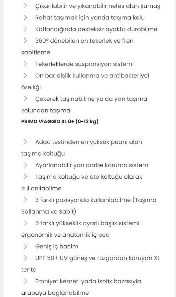 Peg Prego Bebek arabası - 17