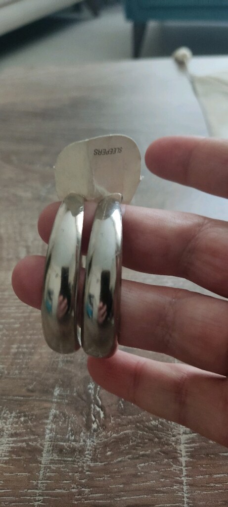 metal halka küpe - 2
