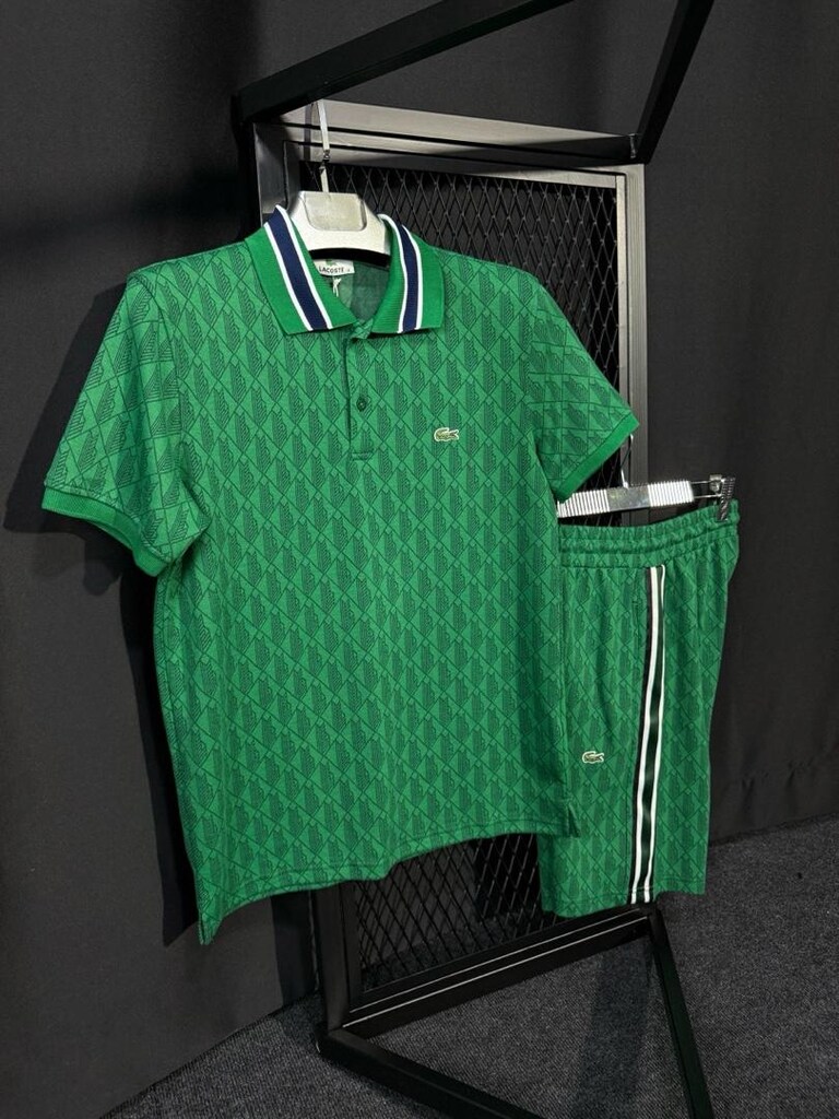 LACOSTE MONOGRAM ŞORTLU TAKIM - 4