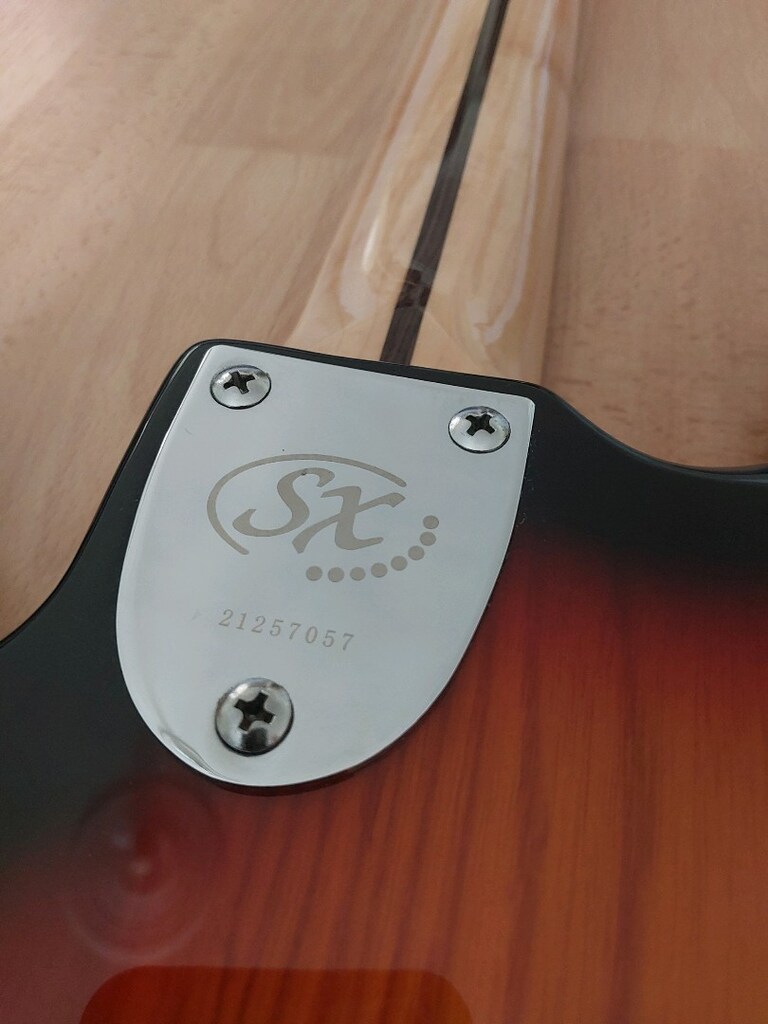 sx ash jazz bas gitar sunburst - 7