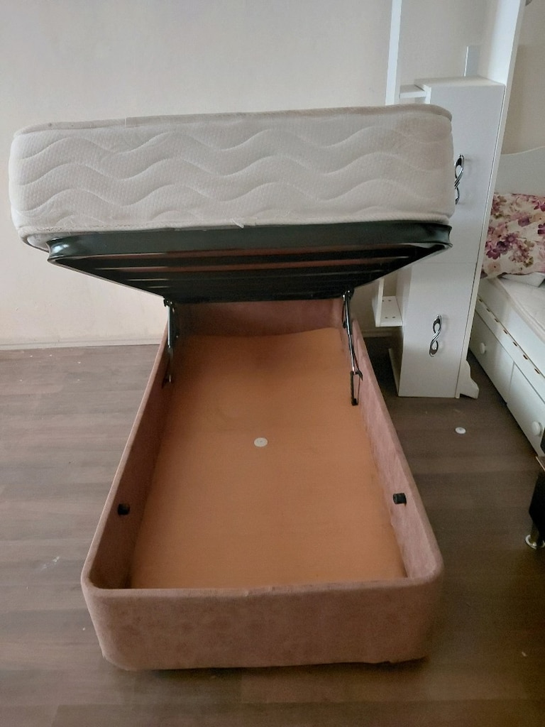 Tek kişilik baza başlık yatak - 2