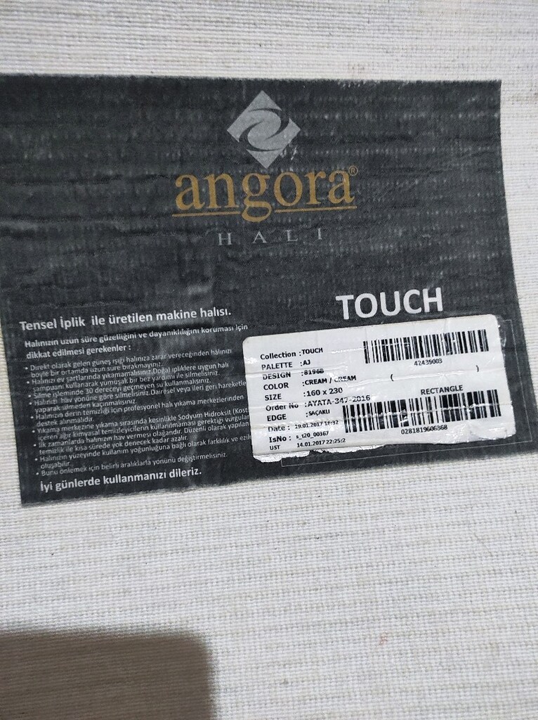 Angora Touch Beyaz halı - 13