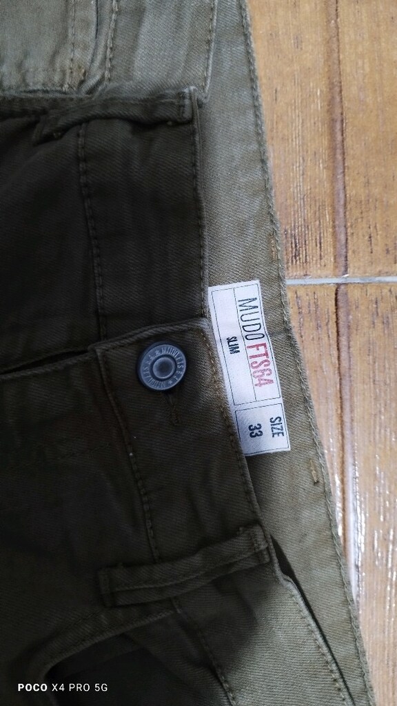 Mudo marka pantolon..Katlama izi ve ipi ve renk sorunu oluştu. - 5