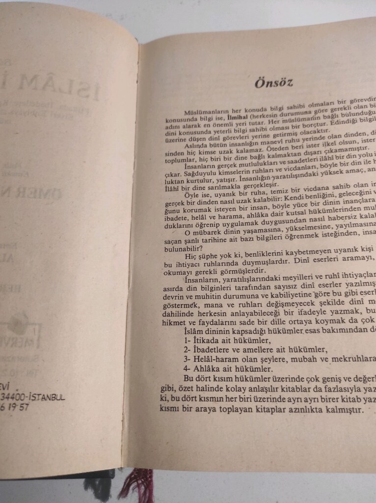 Büyük İslam İlmihali Ömer Nasuhi Bilmen Merve yayinlari - 4