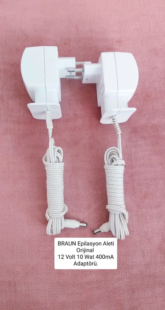 BRAUN Marka Epilasyon Aleti Orijinal 12 Volt 10 Wat 400mA Adaptörleri. - 5