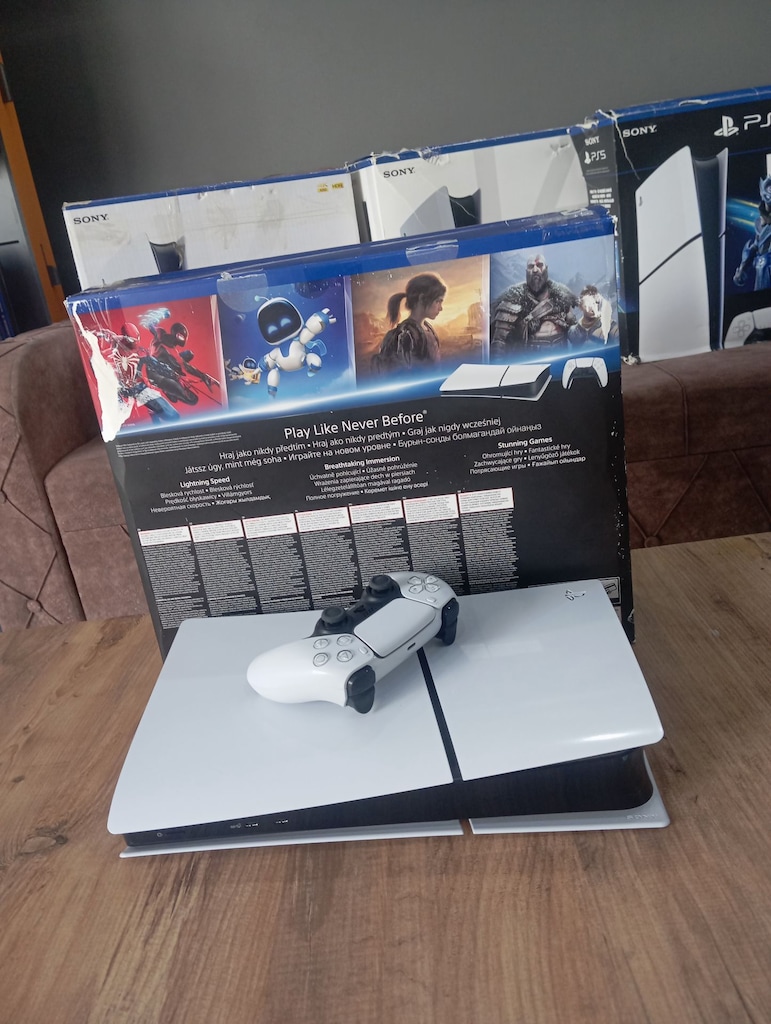 PS5 SLİM DİGİTAL 1KOL 6 AY MAĞAZA GARANTİLİ FULL SET - 5