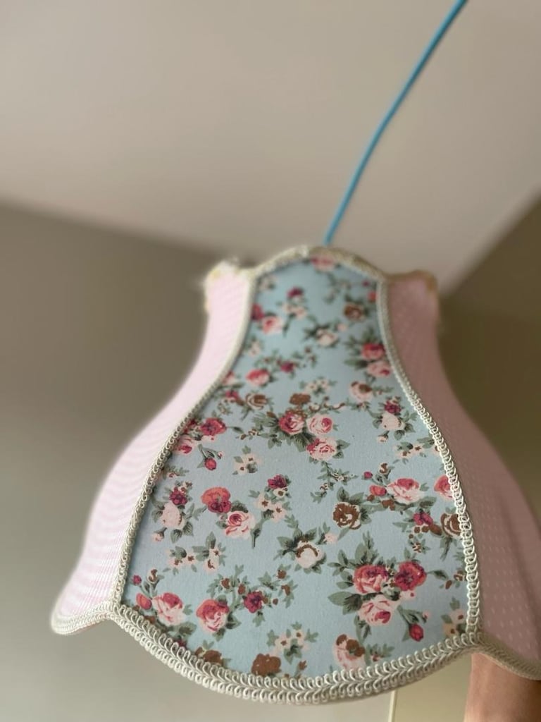 2 adet!!!vintage tarzı aydınlatma ve modern pembe krem aydınlatma - 3